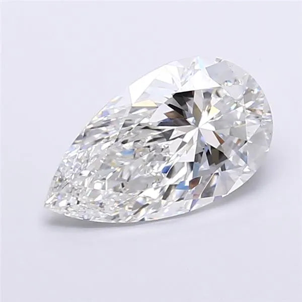 2.58ct Pear Lab Grown Diamond (Colour F, Clarity VVS2, IGI Certified)