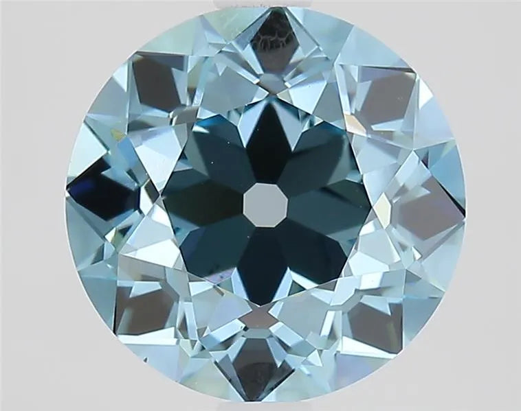 2.61ct European cut Lab Grown Diamond (Colour Fancy Vivid Blue, Clarity VS2, IGI Certified)