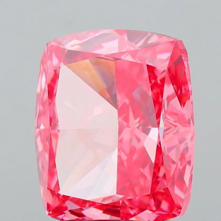 2.63ct Cushion modified Lab Grown Diamond (Colour Fancy Vivid Pink, Clarity VS1, IGI Certified)