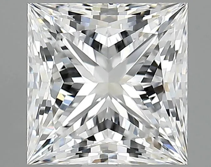 2.63ct Princess Lab Grown Diamond (Colour D, Clarity IF, IGI Certified)