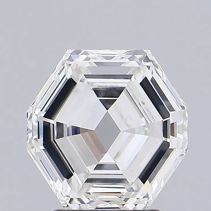 2.64ct Octagonal Lab Grown Diamond (Colour F, Clarity VVS2, IGI Certified)