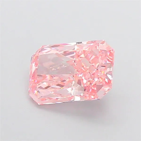 2.65ct Radiant Lab Grown Diamond (Colour Fancy Vivid Pink, Clarity VVS1, IGI Certified)