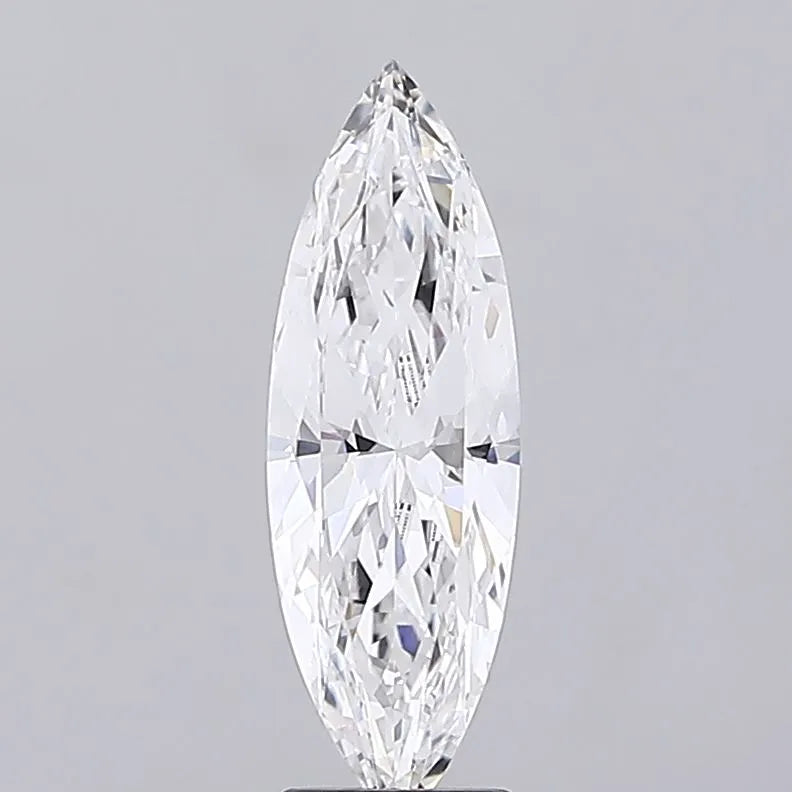 2.66ct Marquise Lab Grown Diamond (Colour E, Clarity VVS2, IGI Certified)