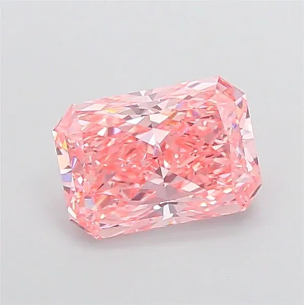 2.69ct Radiant Lab Grown Diamond (Colour Fancy Vivid Pink, Clarity VVS1, IGI Certified)