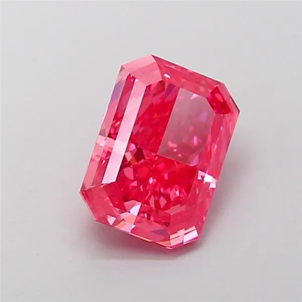 2.71ct Radiant Lab Grown Diamond (Colour Fancy Vivid Pink, Clarity VVS2, IGI Certified)