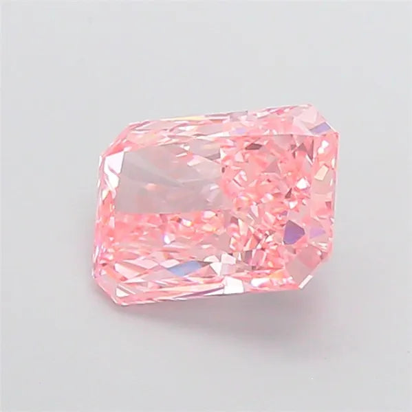 2.77ct Radiant Lab Grown Diamond (Colour Fancy Vivid Pink, Clarity VVS1, IGI Certified)