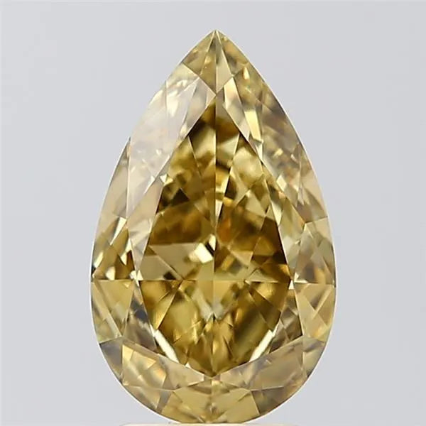 2.80ct Pear Lab Grown Diamond (Colour Fancy Yellow, Clarity VVS2, IGI Certified)