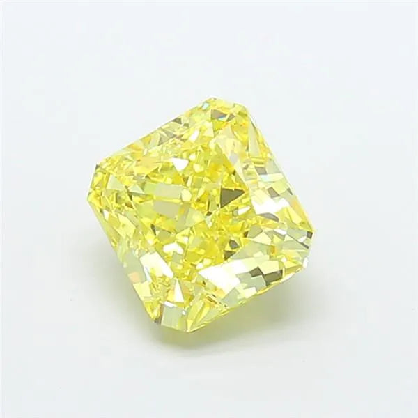 3.00ct Radiant Lab Grown Diamond (Colour Fancy Intense Yellow, Clarity VS1, IGI Certified)