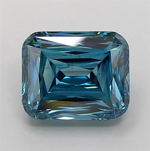 3.01ct Cushion modified Lab Grown Diamond (Colour Fancy Vivid Blue, Clarity VS2, IGI Certified)