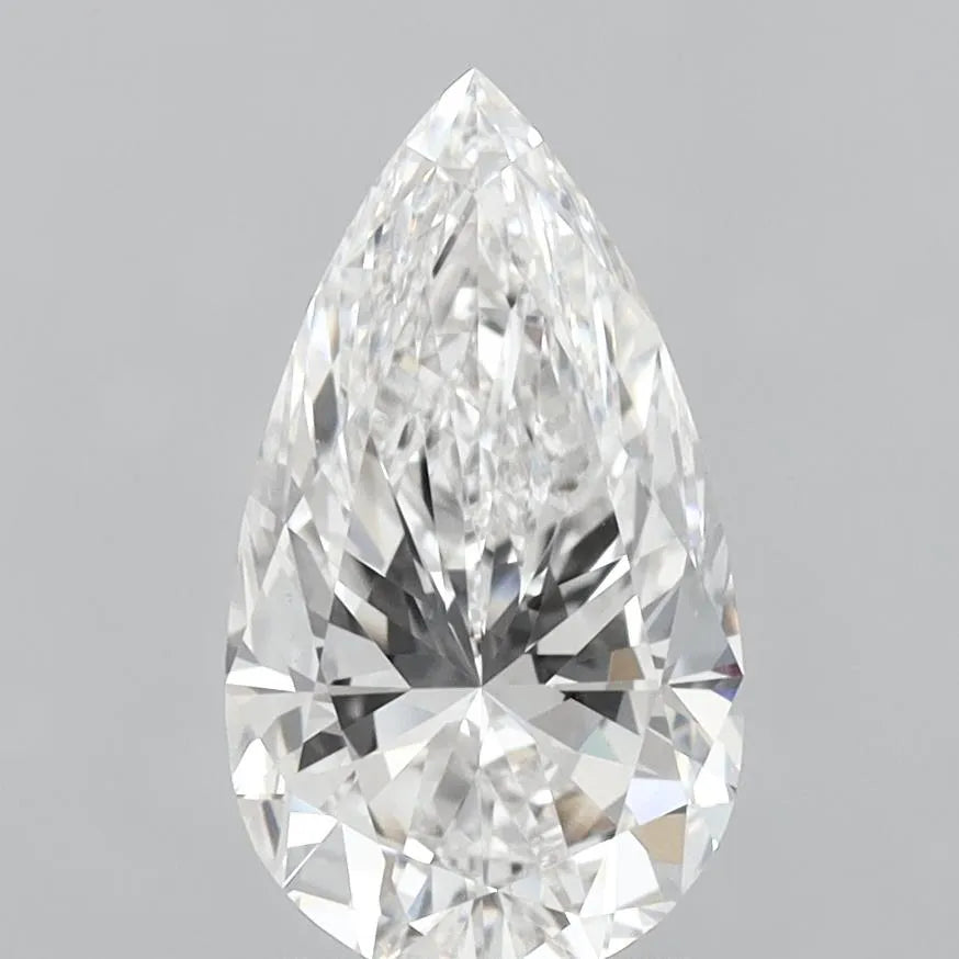 3.01ct Pear Lab Grown Diamond (Colour E, Clarity VVS1, IGI Certified)