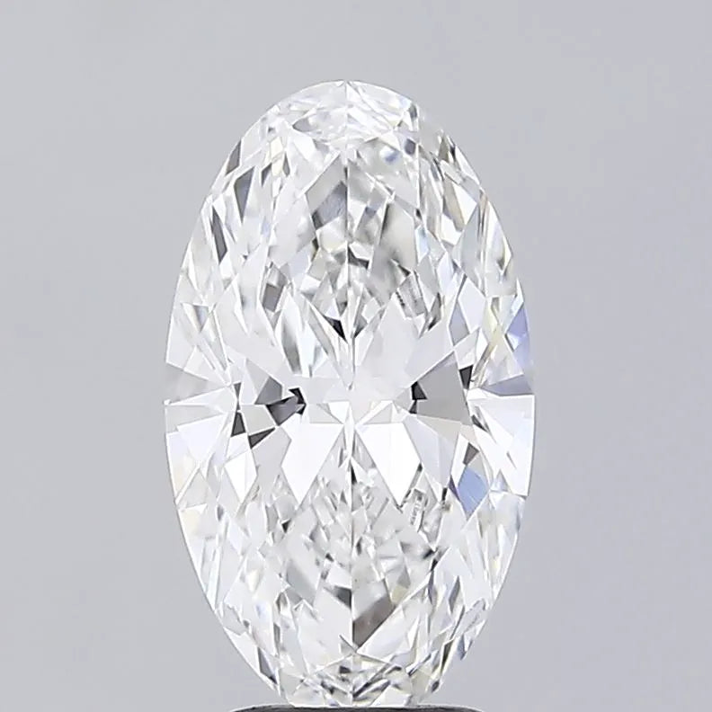 3.02ct Oval Lab Grown Diamond (Colour F, Clarity VVS2, IGI Certified)