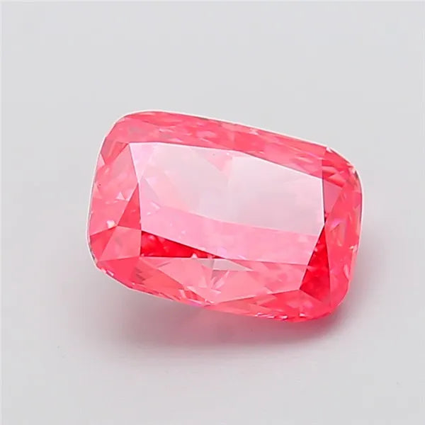3.03ct Cushion modified Lab Grown Diamond (Colour Fancy Vivid Pink, Clarity VVS2, IGI Certified)