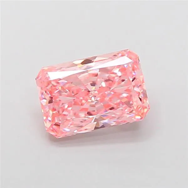 3.03ct Radiant Lab Grown Diamond (Colour Fancy Vivid Pink, Clarity VVS2, IGI Certified)