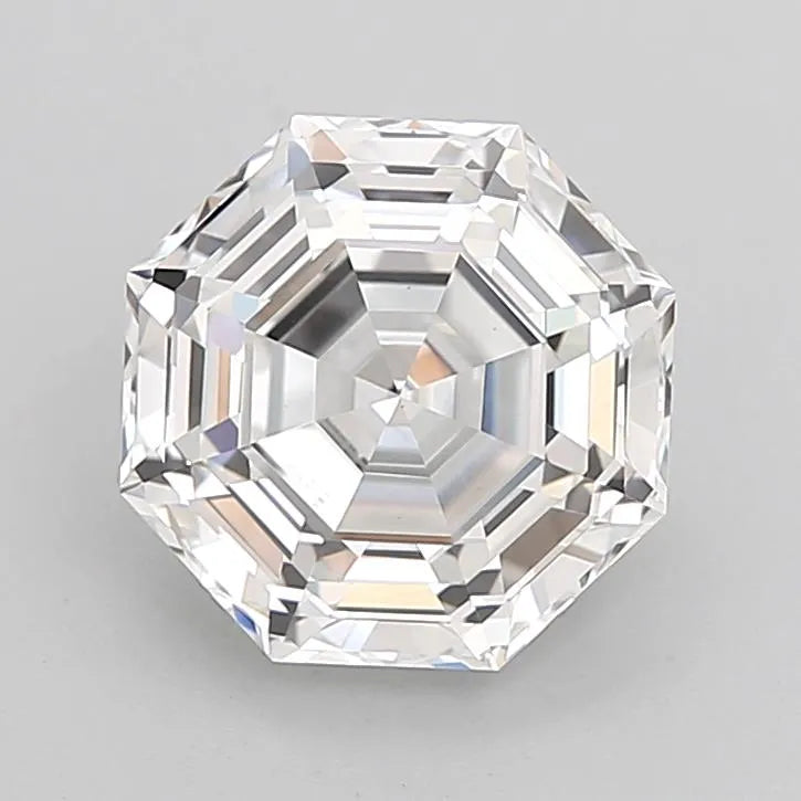 3.04ct Octagonal Lab Grown Diamond (Colour E, Clarity VS1, IGI Certified)