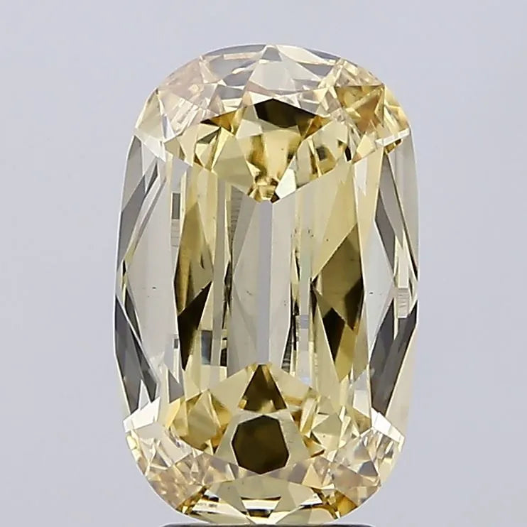 3.06ct Cushion brilliant Lab Grown Diamond (Colour Fancy Yellow, Clarity VS1, IGI Certified)