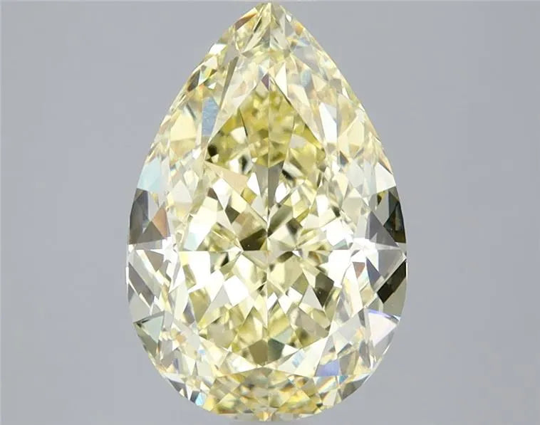 3.08ct Pear Lab Grown Diamond (Colour Fancy Intense Yellow, Clarity VS1, IGI Certified)