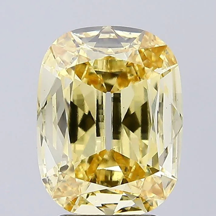 3.13ct Cushion brilliant Lab Grown Diamond (Colour Fancy Yellow, Clarity VS1, IGI Certified)