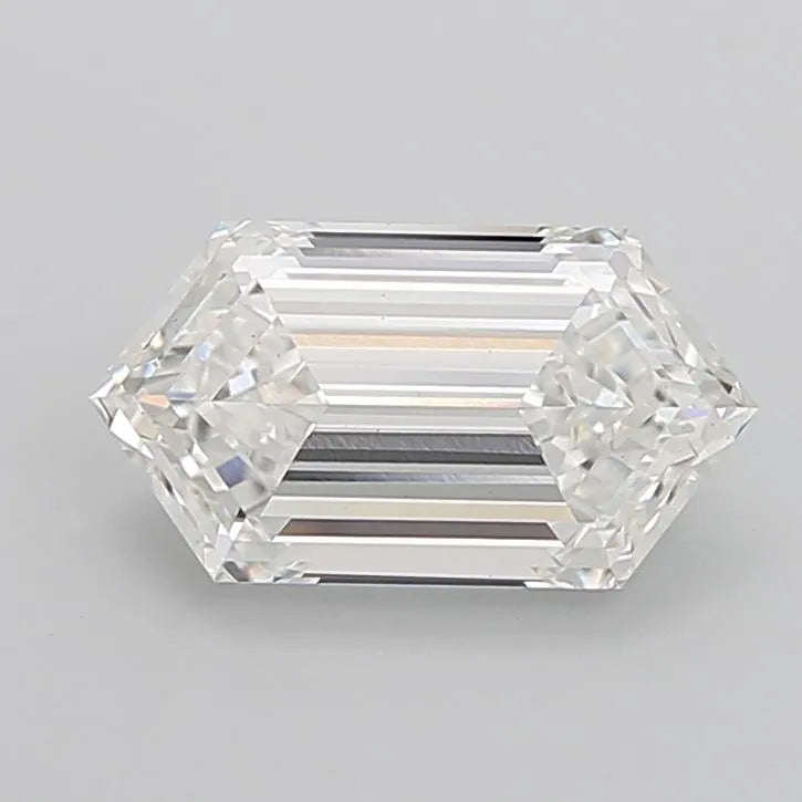 3.14ct Hexagonal Lab Grown Diamond (Colour G, Clarity VS1, IGI Certified)