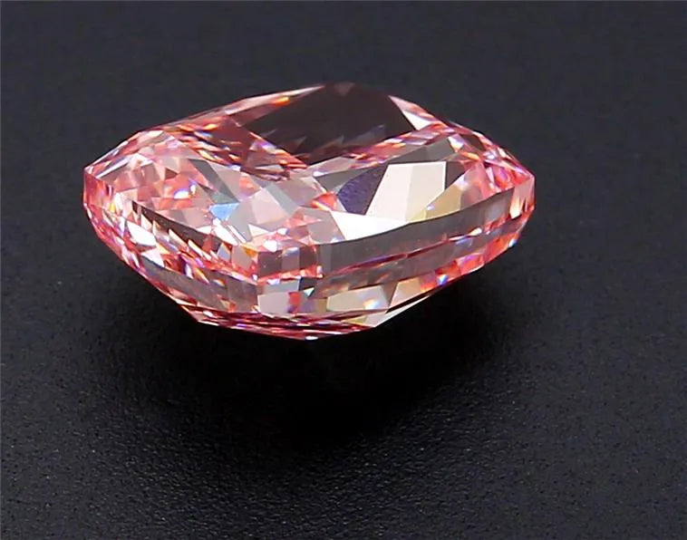 3.21ct Cushion modified Lab Grown Diamond (Colour Fancy Vivid Pink, Clarity VS1, IGI Certified)