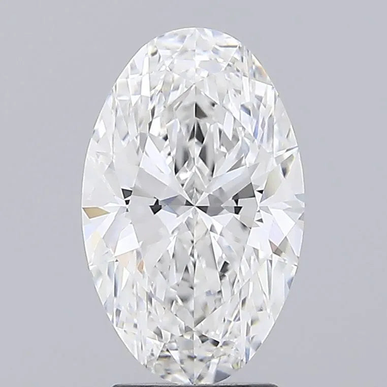 3.31ct Oval Lab Grown Diamond (Colour E, Clarity IF, IGI Certified)