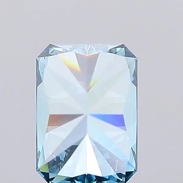 3.32ct Radiant Lab Grown Diamond (Colour Fancy Vivid Blue, Clarity VS1, IGI Certified)