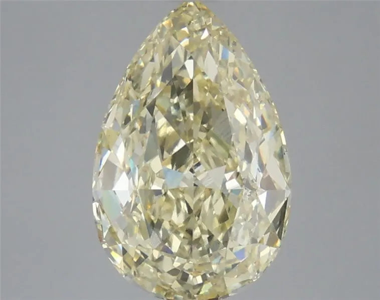 3.52ct Pear Lab Grown Diamond (Colour Fancy Yellow, Clarity VS1, IGI Certified)