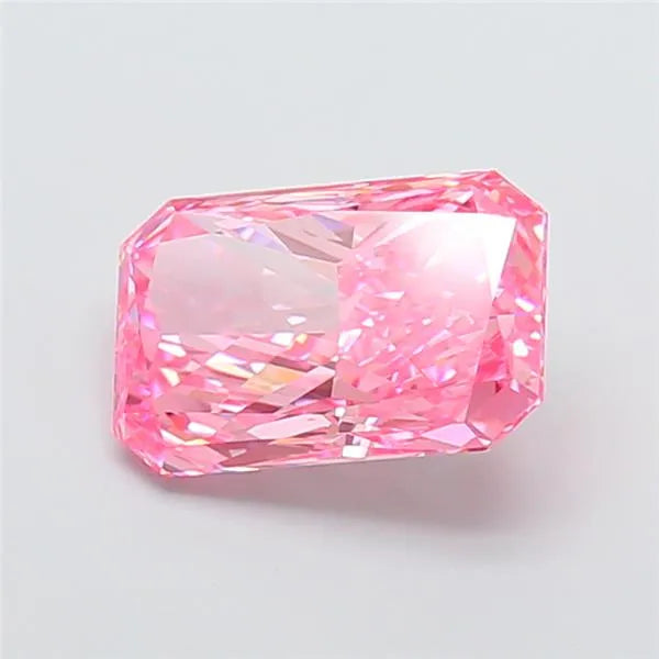 3.52ct Radiant Lab Grown Diamond (Colour Fancy Vivid Pink, Clarity VS1, IGI Certified)