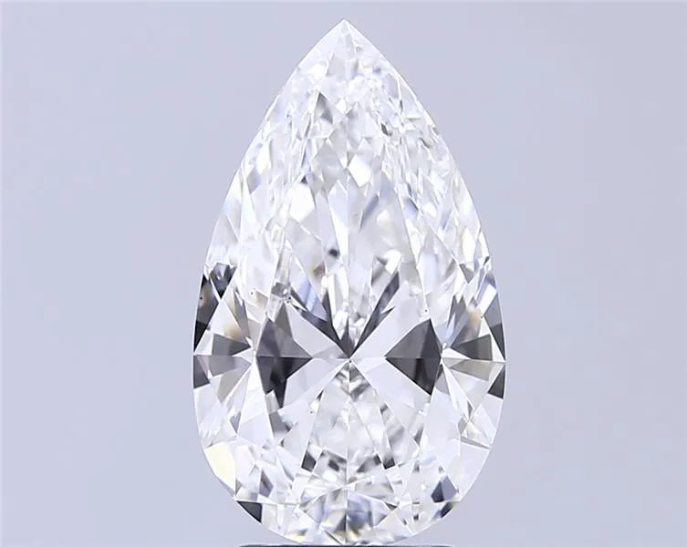 3.54ct Pear Lab Grown Diamond (Colour E, Clarity VS2, IGI Certified)