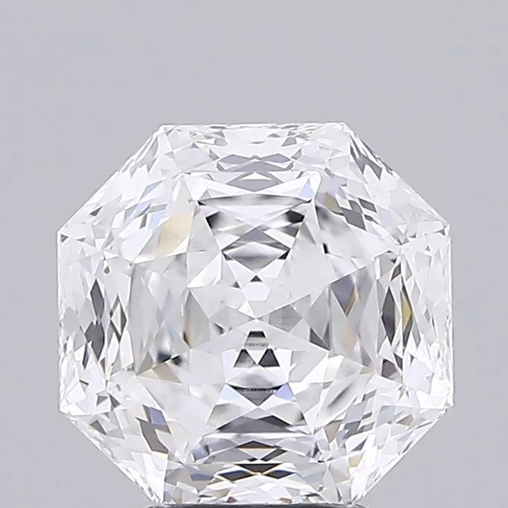 3.55ct Octagonal Lab Grown Diamond (Colour D, Clarity VVS2, IGI Certified)