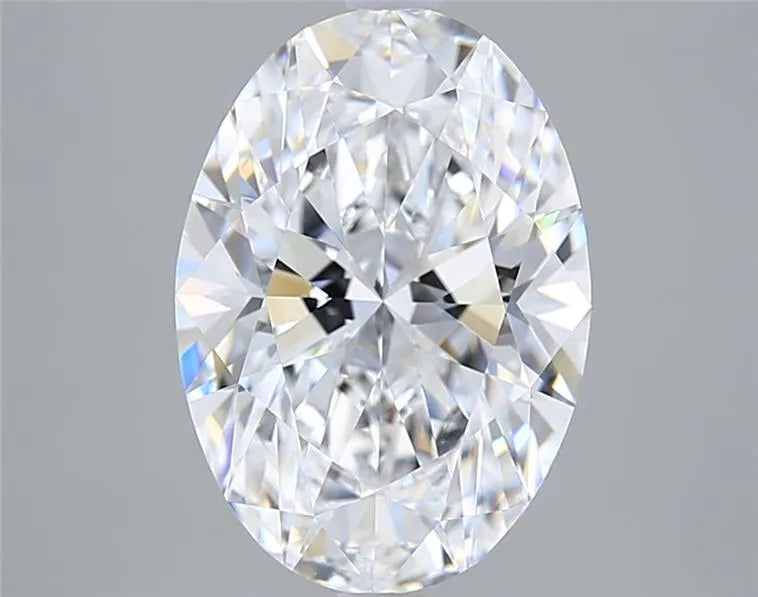 3.55ct Oval Lab Grown Diamond (Colour D, Clarity VVS1, IGI Certified)