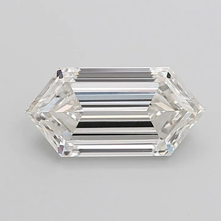 3.56ct Hexagonal Lab Grown Diamond (Colour F, Clarity VVS2, IGI Certified)