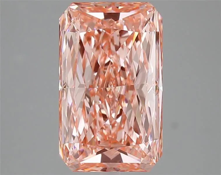 3.58ct Radiant Lab Grown Diamond (Colour Fancy Vivid Pink, Clarity VVS2, IGI Certified)