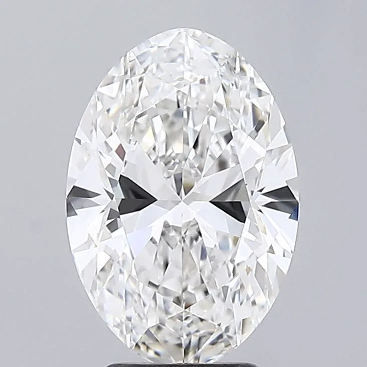 3.61ct Oval Lab Grown Diamond (Colour F, Clarity IF, IGI Certified)
