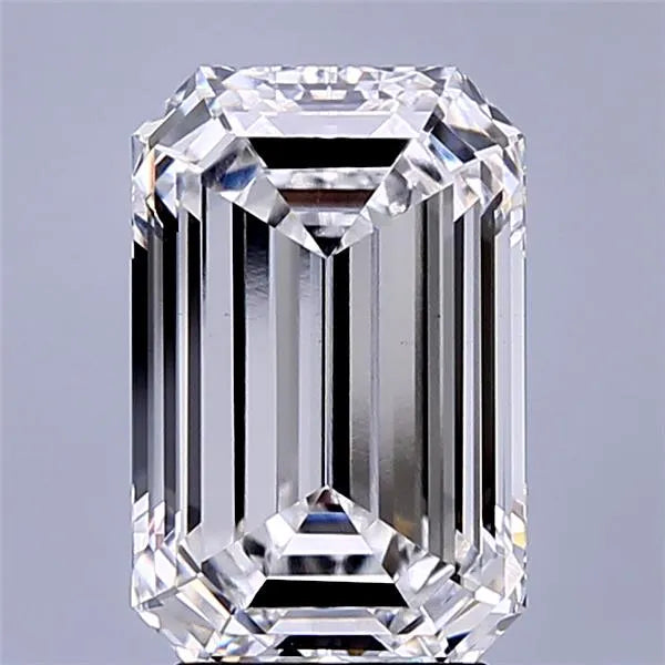 3.64ct Emerald Lab Grown Diamond (Colour D, Clarity VVS2, IGI Certified)