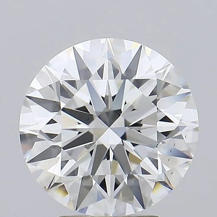 3.68ct Round Lab Grown Diamond (Colour F, Clarity IF, Cut ID, IGI Certified)