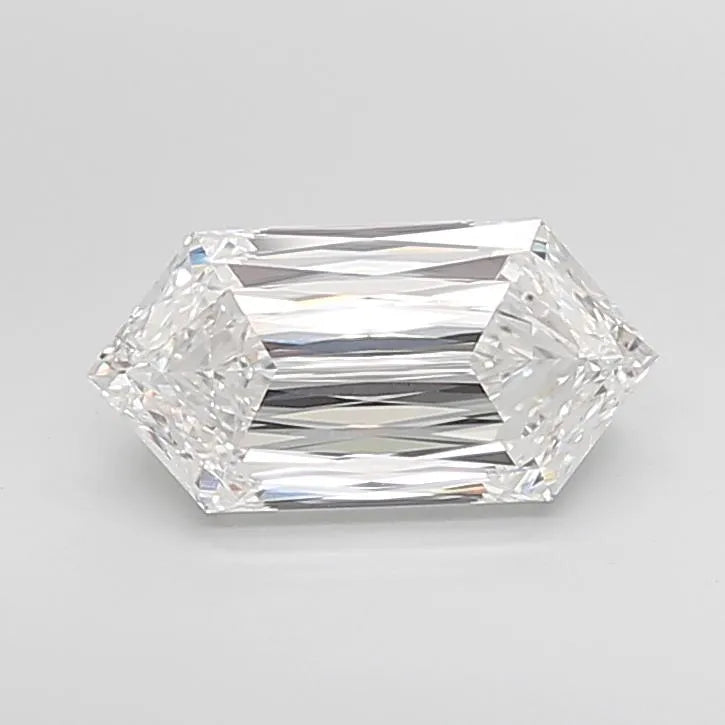 3.85ct Hexagonal Lab Grown Diamond (Colour E, Clarity VVS2, IGI Certified)