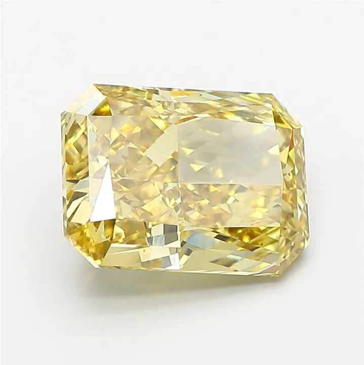 3.87ct Radiant Lab Grown Diamond (Colour Fancy Intense Yellow, Clarity VS1, IGI Certified)