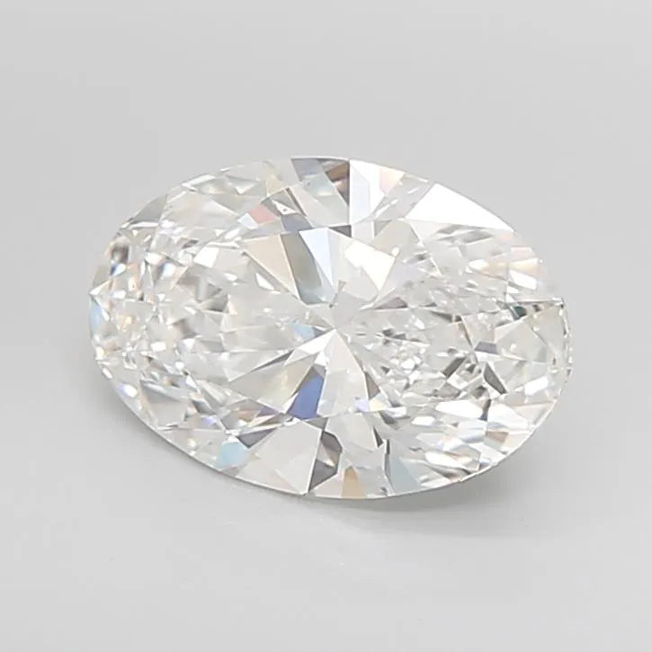 4.00ct Oval Lab Grown Diamond (Colour E, Clarity VVS2, IGI Certified)