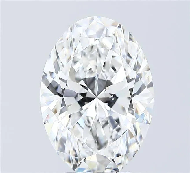 4.00ct Oval Lab Grown Diamond (Colour E, Clarity VVS2, IGI Certified)