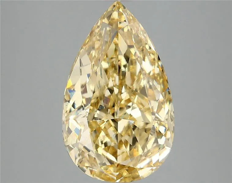 4.00ct Pear Lab Grown Diamond (Colour Fancy Intense Yellow, Clarity VS1, IGI Certified)