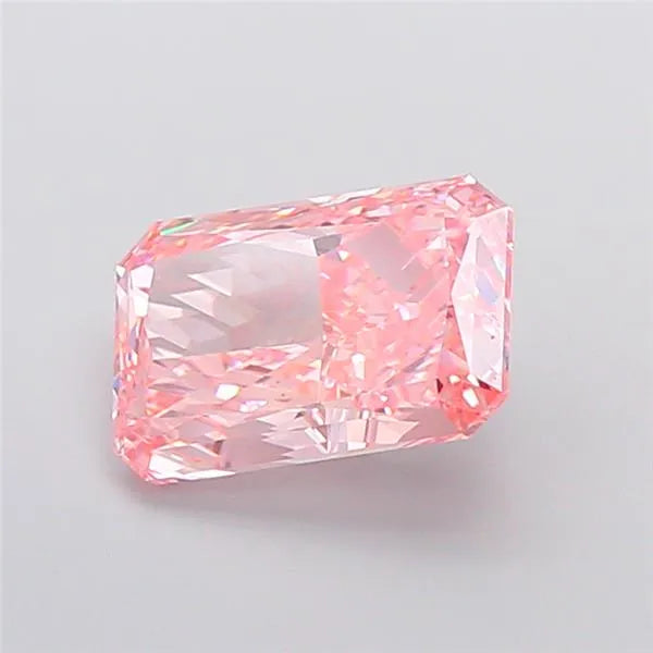 4.00ct Radiant Lab Grown Diamond (Colour Fancy Vivid Pink, Clarity VVS2, IGI Certified)
