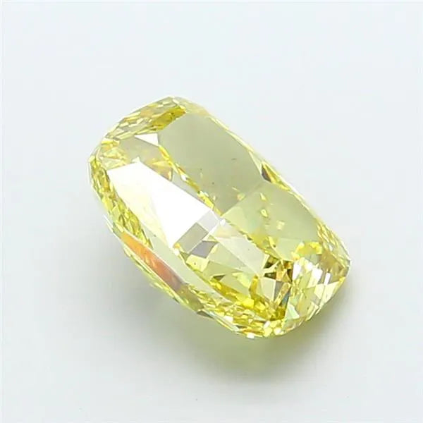 4.01ct Cushion modified Lab Grown Diamond (Colour Fancy Intense Yellow, Clarity VS2, IGI Certified)