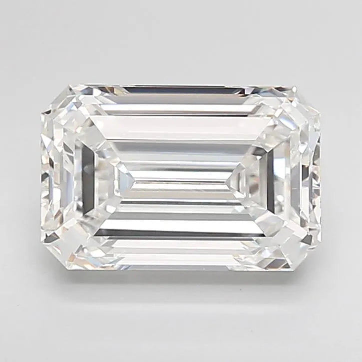 4.02ct Emerald Lab Grown Diamond (Colour F, Clarity VVS2, IGI Certified)