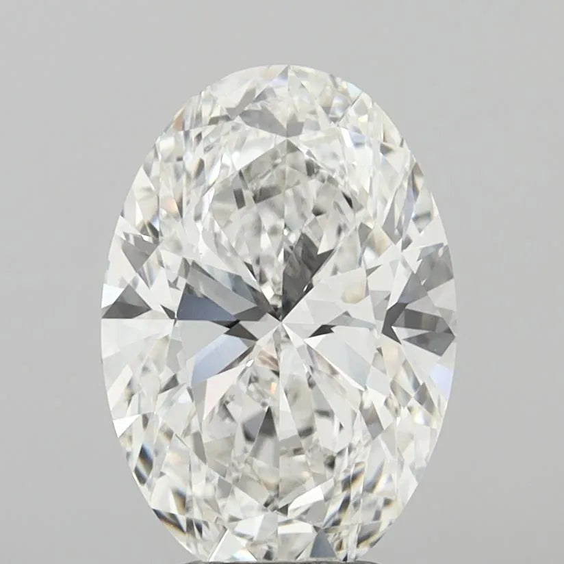 4.02ct Oval Lab Grown Diamond (Colour F, Clarity VVS2, IGI Certified)
