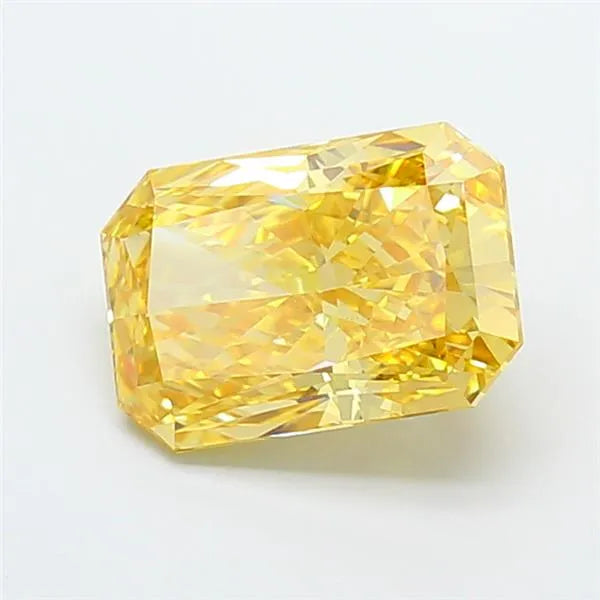 4.03ct Radiant Lab Grown Diamond (Colour Fancy Intense Brownish Yellow, Clarity VS1, IGI Certified)
