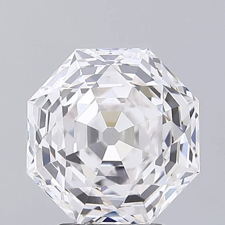 4.04ct Octagonal Lab Grown Diamond (Colour G, Clarity VVS2, IGI Certified)