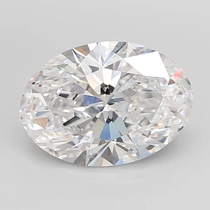 4.04ct Oval Lab Grown Diamond (Colour D, Clarity IF, Cut EX, IGI Certified)