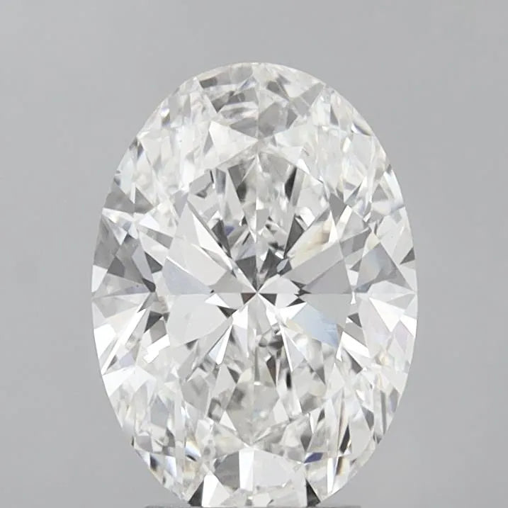 4.04ct Oval Lab Grown Diamond (Colour E, Clarity VVS2, IGI Certified)