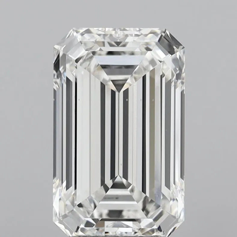 4.06ct Emerald Lab Grown Diamond (Colour F, Clarity VS1, IGI Certified)