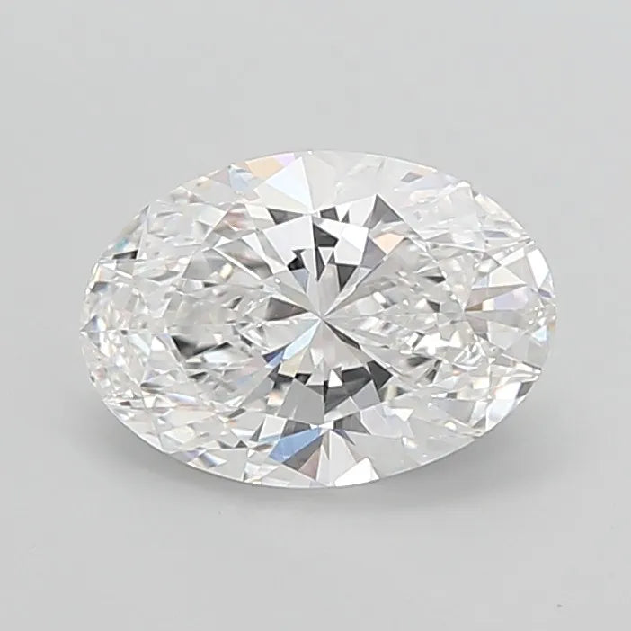 4.06ct Oval Lab Grown Diamond (Colour E, Clarity VVS2, IGI Certified)